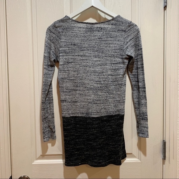 ANTHROPOLOGIE Blocked Heathered Pullover Top New - Picture 5 of 8